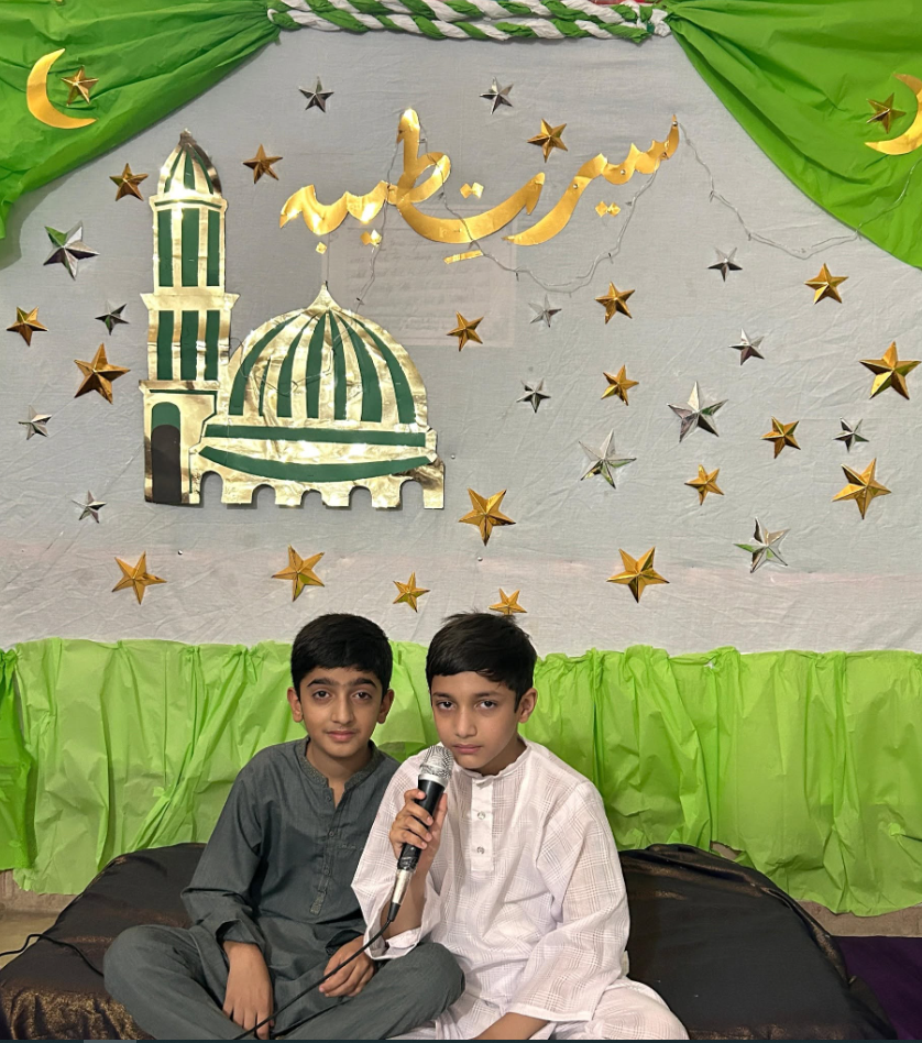 Students enjoying activities